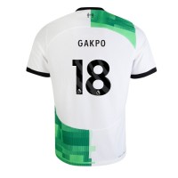 Pánský Fotbalový dres Liverpool Cody Gakpo #18 2023-24 Venkovní Krátký Rukáv